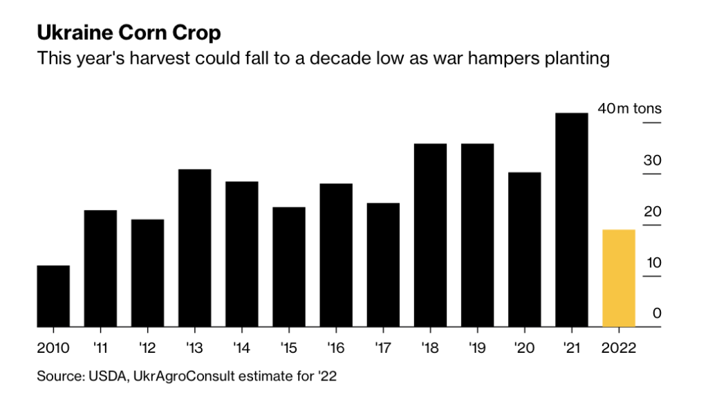 Harvest of Some Ukrainian Crops Could Fall by Half, as Its Grain Export ...