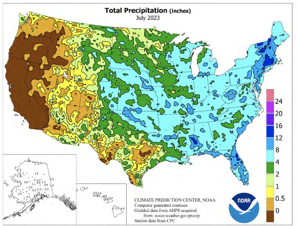 July Rains: U.S. Corn Harvest Could Be 